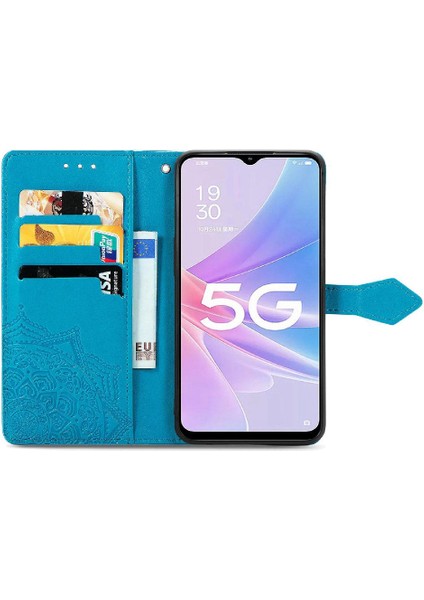 Oppo A58 5g Darbeye Dayanıklı Zarif Desen Basit Iş Çevirme Için Kılıf (Yurt Dışından)