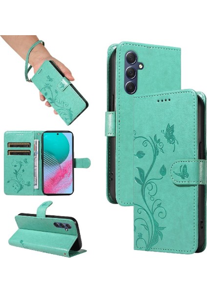 Samsung Galaxy M54 5g Için Kılıf El Kayışı ile Yüksek Kaliteli Deri ve (Yurt Dışından)