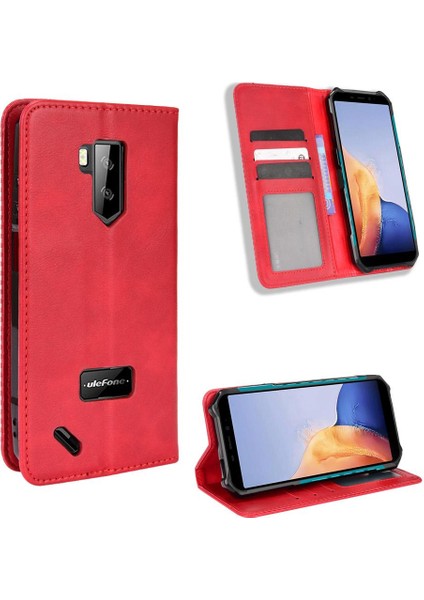 Colorful Shop Ulefone Zırh X9 Manyetik Kapatma Pu Deri Cüzdan Için Kılıf (Yurt Dışından)