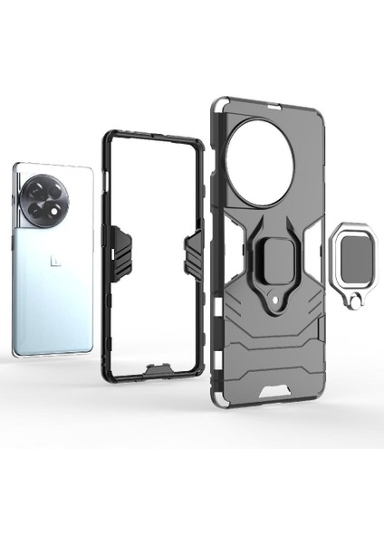 Oneplus 11R 5g Askeri Damla Koruma Kickstand Için Kılıf 360 &deg; Dönen (Yurt Dışından)