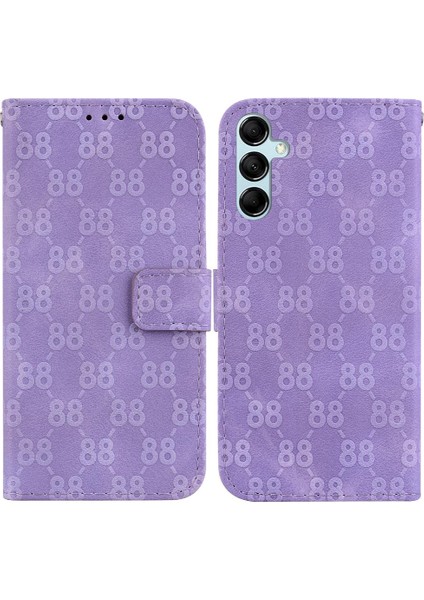Telefon Kılıfı Için Samsung Galaxy A15 5g/4g Pu Deri Cüzdan Kapak Kickstand (Yurt Dışından)