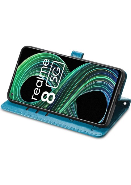 Realme 8 5g Karikatür Hayvanlar Için Kılıf Darbeye Kapak Kapak Kısa Kayış (Yurt Dışından) modelleri