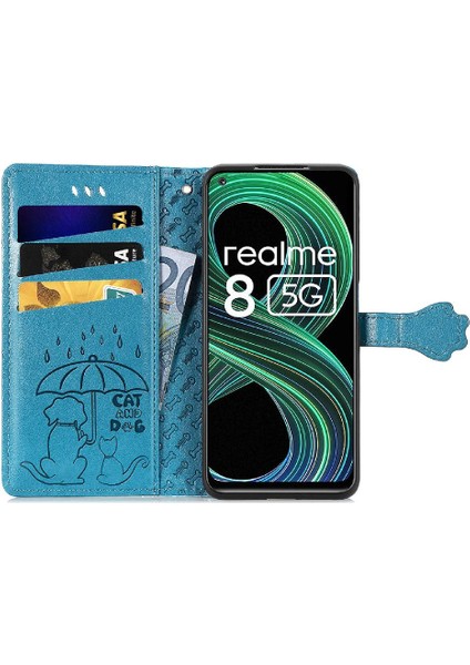 Realme 8 5g Karikatür Hayvanlar Için Kılıf Darbeye Kapak Kapak Kısa Kayış (Yurt Dışından) indirimleri
