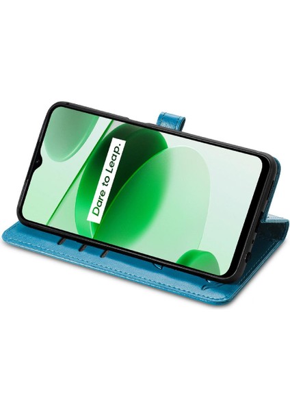 Realme C35 Için Kılıf Kapak Kapak Karikatür Hayvanlar Darbeye Deri Kılıf (Yurt Dışından) modelleri