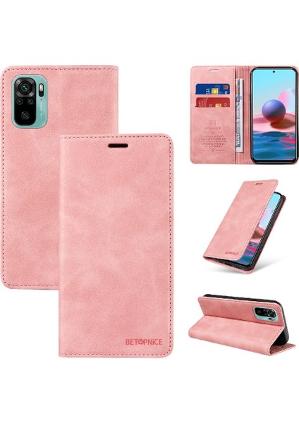 Xiaomi Redmi Için Not 10 4g Pu Deri Manyetik Koruyucu Folyo (Yurt Dışından)