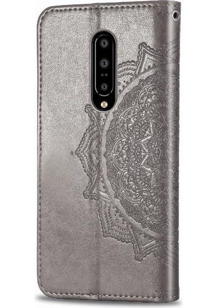 Oneplus 7 Pro Için Kılıf Zarif Desen Deri Kılıf Kapak Çevirin Basit (Yurt Dışından)
