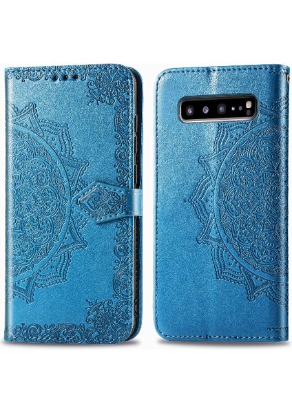 Samsung S10 5g Zarif Desen Kapak Çevirin Darbeye Basit (Yurt Dışından)
