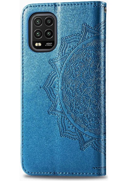 Xiaomi 10 Lite 5g Için Zarif Desen Darbeye Deri Kılıf Kapak (Yurt Dışından)