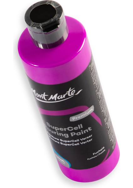 Supercell Dökme Akrilik Boya Premium 240 ml Fuchsia