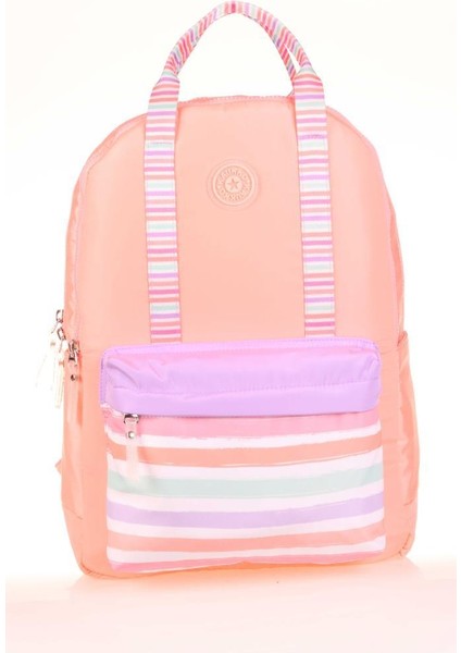 Double Stripe Sırt Çantası Salmon K1766 fiyatları