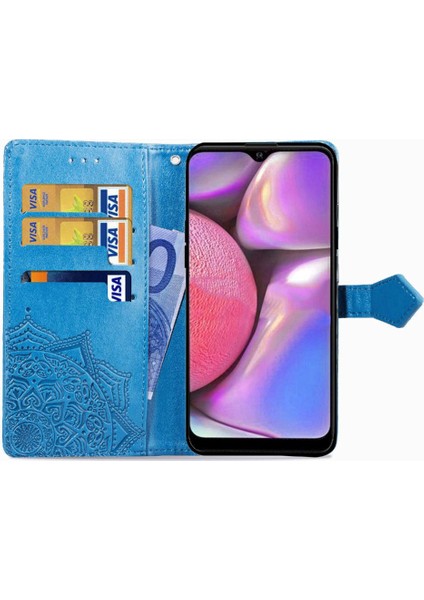 Samsung A20S Darbeye Basit Iş Deri Kılıf Zarif (Yurt Dışından) modelleri