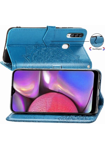 Samsung A20S Darbeye Basit Iş Deri Kılıf Zarif (Yurt Dışından) fırsatları