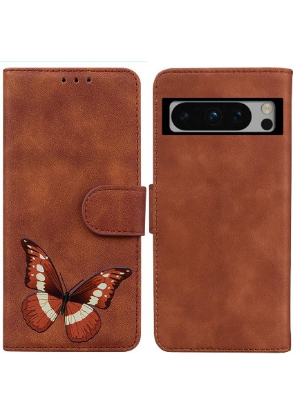 Google Piksel 8 Pro Kart Yuvaları Için Kılıf Flip Folio Kapak Cüzdan Renk (Yurt Dışından)