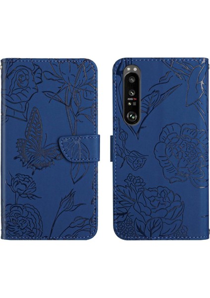 Sony Xperia 1 Iii Için Kılıf Bilek Kayışı ve Pu ile Darbeye Deri Kılıf (Yurt Dışından)