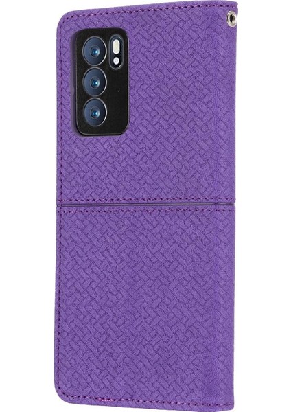 Oppo Reno6 Pro 5g Kredi Kartı Tutucu Için Kılıf Pu Deri Kapak El Cüzdan (Yurt Dışından)