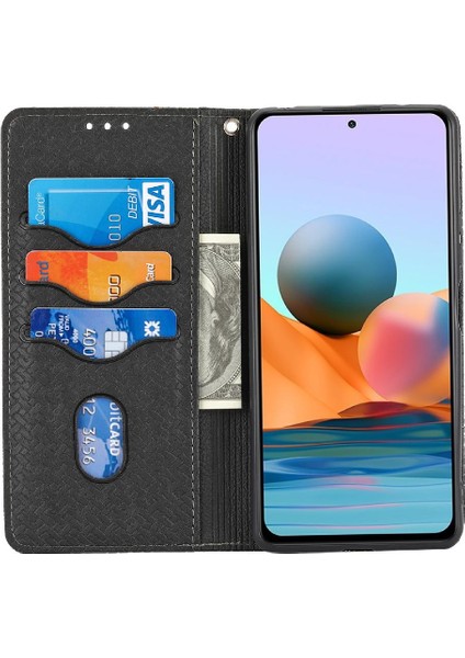 Xiaomi Redmi Için Not 11 Pro Pu Deri Kapak El Cüzdan Flip Folio (Yurt Dışından)