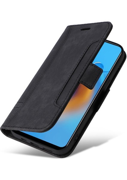 Oppo A74 4g Kart Yuvaları Için Kılıf Cüzdan Kapak Çevirin Tpu Deri Manyetik (Yurt Dışından) indirimleri