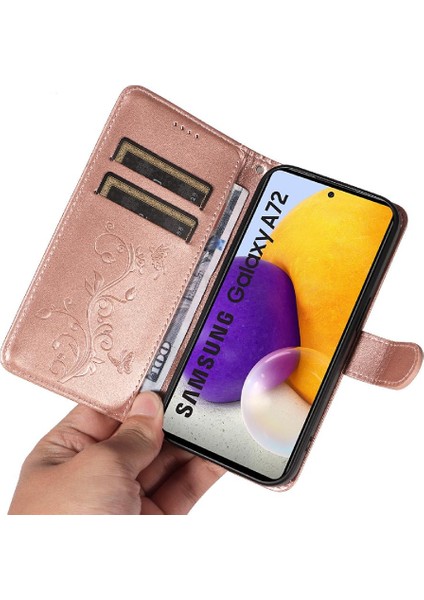 Samsung Galaxy A72 5g ve Kart Yuvası ile Yüksek Kaliteli Deri Kılıf (Yurt Dışından) indirimleri