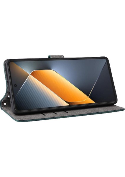 Tecno Pova 6 4g Manyetik Kapatma Kart Yuvaları Için Kılıf Kapak Flip Folio Pu (Yurt Dışından)