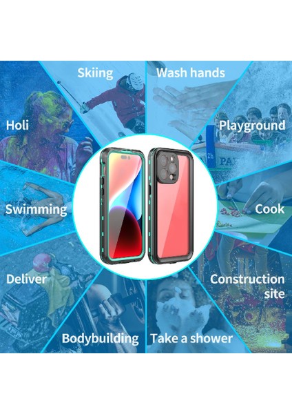 Iphone 15 Pro Max 12FT Askeri Darbeye Dayanıklı Ekran Koruyucu (Yurt Dışından)