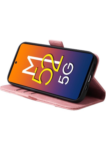 Samsung Galaxy M52 5g Kart Yuvaları Için Kılıf Cüzdan Kapak Çevirin Tpu Deri (Yurt Dışından) indirimleri