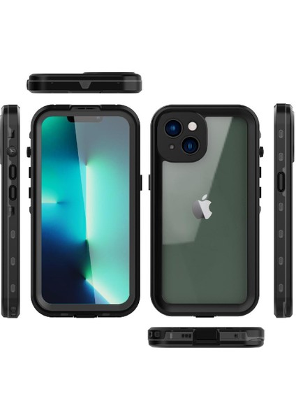 Iphone 14 Artı Su Geçirmez Dahili Ekran Koruyucu IP68 Tam (Yurt Dışından)
