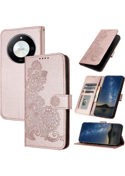 Kart Yuvası Standı Pu ile Onur Sihirli 6 Lite Kickstand Koruyucu Kılıf (Yurt Dışından)