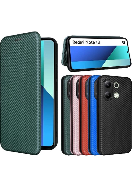 Xiaomi Redmi Için Not 13 4g Manyetik Karbon Fiber Kart Ekleme (Yurt Dışından)