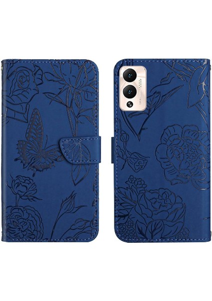 Bilek Kayışı Anti-Damla Koruma Darbeye ile Infinix Sıcak 12 Için Kılıf (Yurt Dışından)