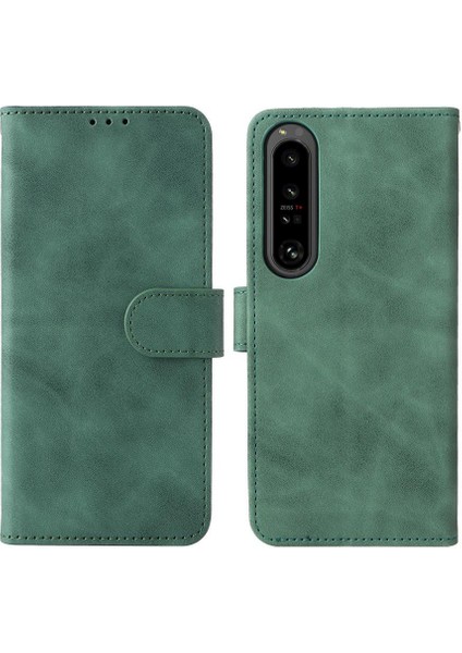 Kart Tutucu Kickstand Kart Ekleme Tam ile Sony Xperia1 Iv Için Kılıf (Yurt Dışından)