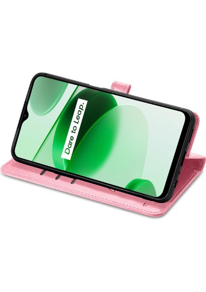 Realme C35 Için Kılıf Kapak Kapak Karikatür Hayvanlar Darbeye Deri Kılıf (Yurt Dışından) fırsatları