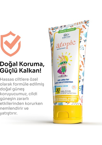 Atopik Ciltler İçin Güneş Koruyucu Krem 100 ml modelleri