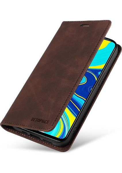 Xiaomi Redmi Not 9 Pro/pro Max Manyetik Pu Deri Folio Cüzdan (Yurt Dışından)