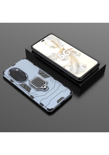 Onur Için Kılıf 100 Pro 5g Kickstand Darbeye Kapak Askeri Damla Yüzük (Yurt Dışından) fırsatları
