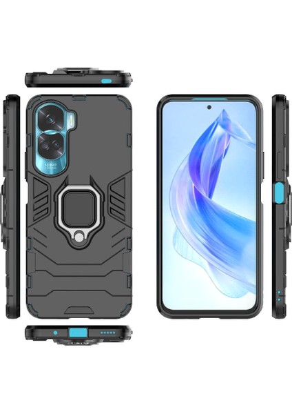 Onur Için Kılıf 90 Lite Darbeye Kapak Kickstand 360 &deg; Dönen Halka Damla (Yurt Dışından) modelleri
