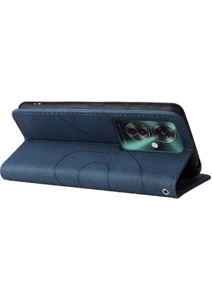 Oppo F25 Pro 5g Için Flip Case Pu Deri Flip Folio Kılıf ile Iki Renkli (Yurt Dışından) indirimleri