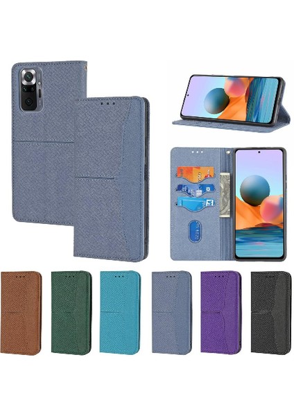 Xiaomi Redmi Not 10 Pro 5g Flip Folio Kitap Kredi Kartı Tutucu Pu (Yurt Dışından)