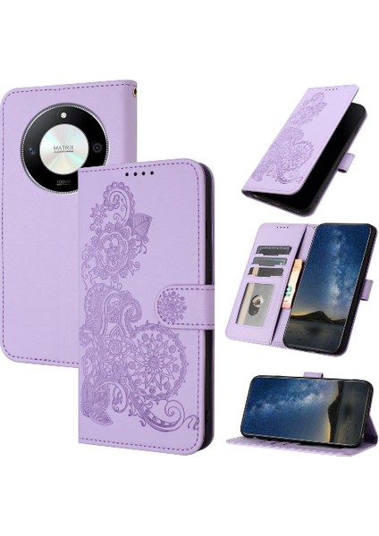 Kart Yuvası Standı Pu ile Onur Sihirli 6 Lite Kickstand Koruyucu Kılıf (Yurt Dışından)