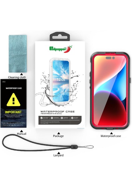 Iphone 15 Pro Max 12FT Askeri Darbeye Dayanıklı Ekran Koruyucu (Yurt Dışından)