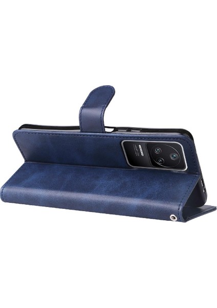 Xiaomi Poco F4 Fermuar Koruyucu Kapak Için Kılıf Kart Yuvası Tutucular Deri (Yurt Dışından)