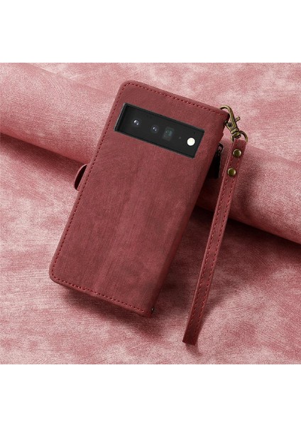 Google Piksel 6 Pro Basit Iş Deri Çanta Cüzdan Flip Case Için Flip Case (Yurt Dışından) modelleri