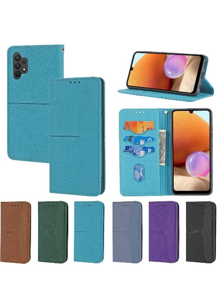 Samsung Galaxy A32 5g Kredi Kartı Tutucu Flip Folio Kitap El Pu (Yurt Dışından)