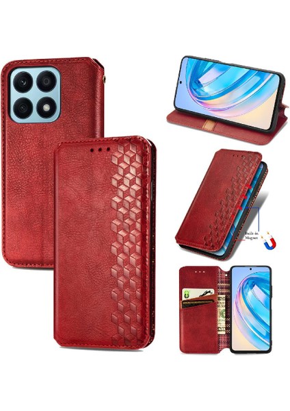 Colorful Shop Huawei Onur X8A Kılıf Için Kılıf Zarif Iş Cüzdan Fonksiyonu (Yurt Dışından)