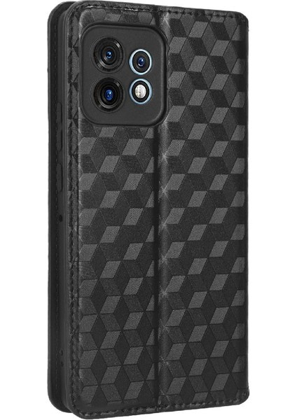 Motorola Moto Kenar 40 Pro Için Kılıf Kart Yuvaları Tutucu 3D Desen Manyetik (Yurt Dışından) fırsatları