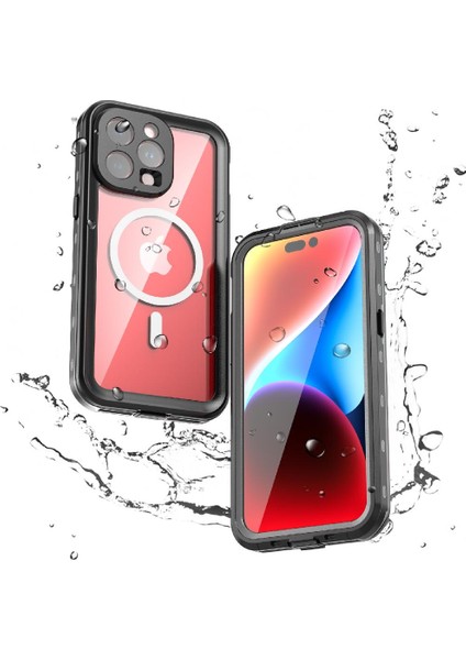 Iphone 15 Için Kılıf Pro Max 12FT Askeri Darbeye Su Geçirmez Dahili (Yurt Dışından)