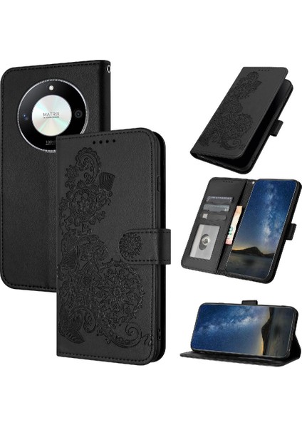 Kart Yuvası Standı Pu ile Onur Sihirli 6 Lite Kickstand Koruyucu Kılıf (Yurt Dışından)