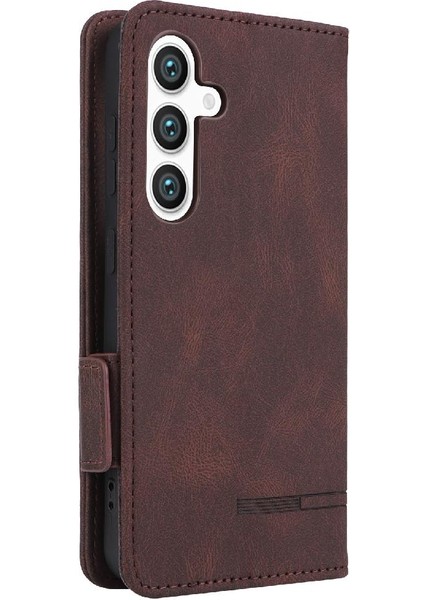 Samsung Galaxy S24/S24 Artı Kart Tutucu Kickstand Deri ile (Yurt Dışından) fırsatları