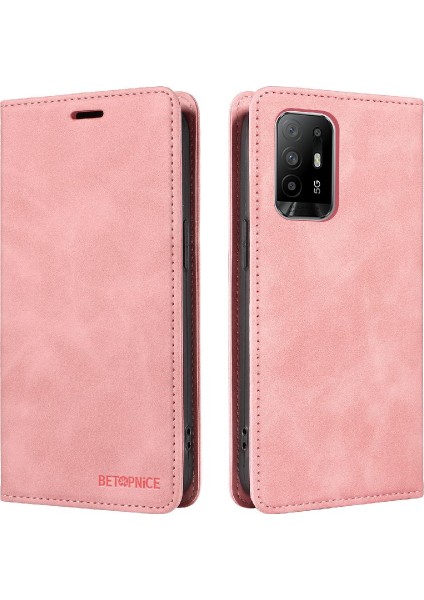 Colorful Shop Oppo A95 5g Pu Deri Koruyucu Manyetik Folyo Cüzdan Için Kılıf (Yurt Dışından)