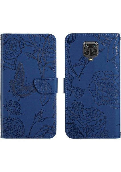 Xiaomi Redmi Için Not 9 Pro/9s Pu Deri Kapak Çevirin Çiçekler ve (Yurt Dışından)