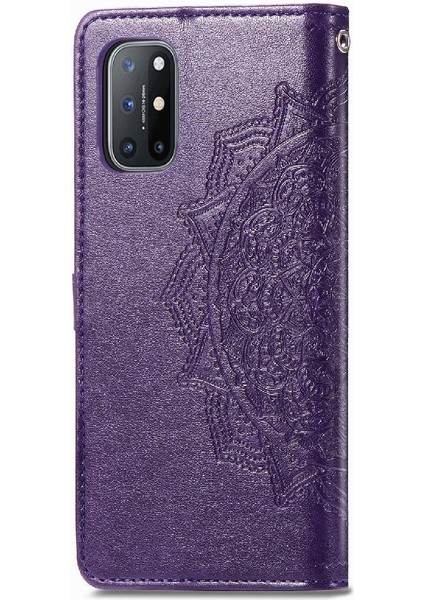 Oneplus 8t Için Kılıf Basit Iş Deri Kılıf Kapak Çevirin Darbeye (Yurt Dışından) modelleri
